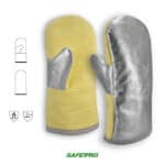 AL400 PRO, pohliníkované palcové rukavice