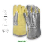 AL5/K, pohliníkované 5-prstové rukavice